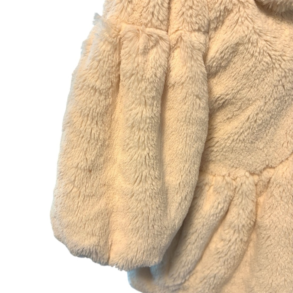Vintage Forever Cream Faux Fur Lined Jacket, Waist length, Womens size Small - Picture 9 of 14